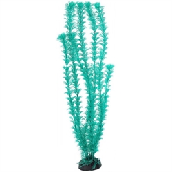 Пластиковое растение Barbus Кабомба зеленый металлик 50 см. - фото 47354