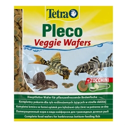 Корм для растительноядных сомов и водорослеедов TetraPleco Veggie Wafers  15 г. - фото 47420