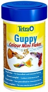 Корм для гуппи Tetra GUPPY COLOUR MINI FLAKES /хлопья для усиления окраски/ 100 мл.