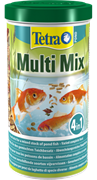 Корм для прудовых рыб Tetra Pond MULTI MIX /смесь из палочек, хлопьев, таблеток и гаммаруса/ 1 л. (170 г.)