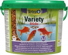 Корм для прудовых рыб Tetra Pond VARIETY STICKS /смесь из трёх видов кормов/ 10 л. (1,65 кг.)