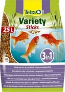 Корм для прудовых рыб Tetra Pond VARIETY STICKS /смесь из трёх видов кормов/ 25 л. (4,1 кг)