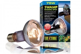 Лампа Exo Terra Reptile для болотных и водяных черепах Swamp Basking Spot  75 Вт
