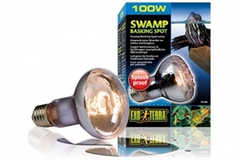 Лампа Exo Terra Reptile для болотных и водяных черепах Swamp Basking Spot 100 Вт