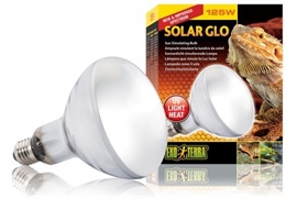 Лампа Exo Terra Reptile солнечного света Solar Glo 125 Вт /сочетание ультрафиолетового, инфракрасного и видимого света/