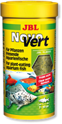 JBL NovoVert - Основной корм для растительноядных пресноводных аквариумных рыб, хлопья, 100 мл (16 г)