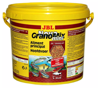 JBL NovoGranoMix mini - Основной корм для аквариумных рыб, гранулы, 5500 мл (2400 г)