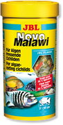 JBL NovoMalawi - Основной корм для растительноядных цихлид, хлопья, 1 л (160 г)