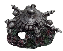 ArtUniq Stone Shield - Декоративная композиция "Каменный щит", 11x10x6 см