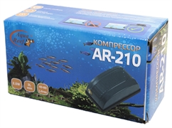 Компрессор Aqua Reef AR-210 для аквариумов 40-80 литров /одноканальный/