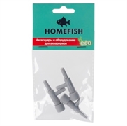 Краник Homefish для шланга 4/6мм (уп.3шт)