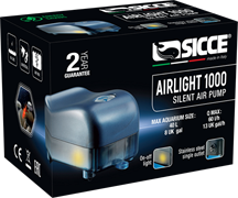 Компрессор Sicce AIRlight 1000, 60 л/ч., одноканальный /аквариумы до 60 л./