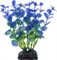 Пластиковое растение Barbus Бакопа синяя 10 см. - фото 28945