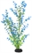 Пластиковое растение Barbus Бакопа синяя 30 см. - фото 29275
